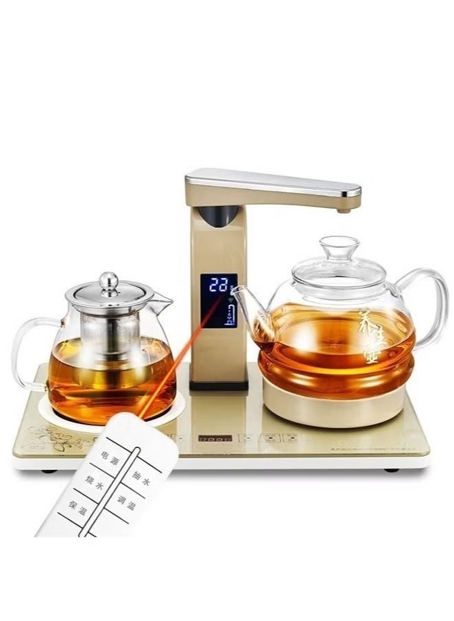 توسكانا يو غلاية ماء كهربائية  مع إبريق شاي زجاجي و موزع  و جهاز تحكم - Image 3