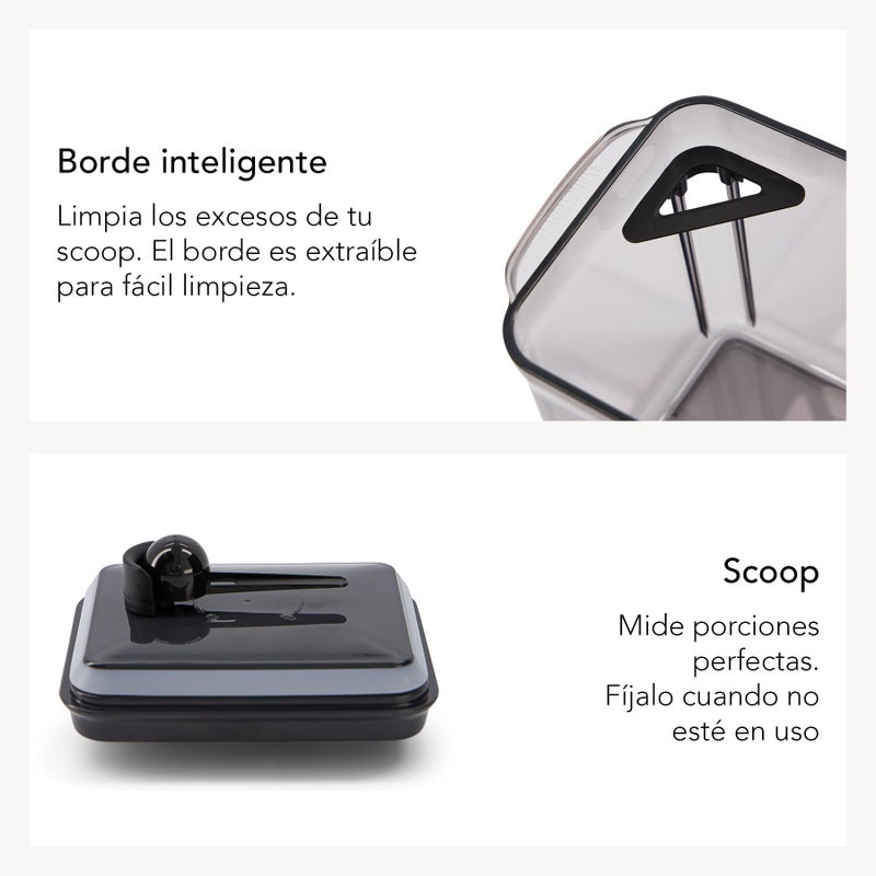 TWISTSHAKE Formula Container - 1700ml | Sealed Milk Formula Dispenser for Infants | Milk Powder Container with Scoop | Airtight Milk Powder Storage | Baby Feeding Essential | White - Image 3