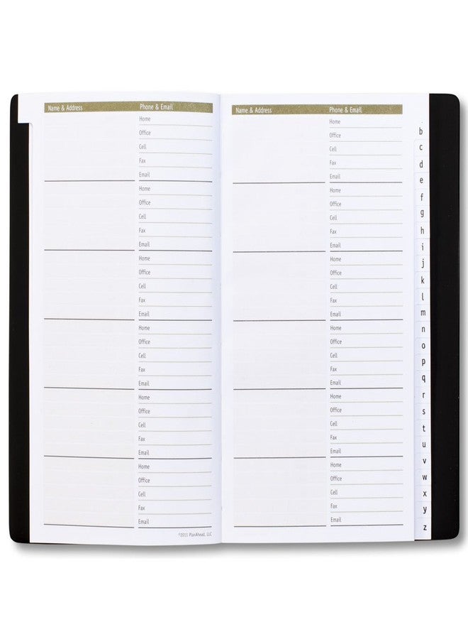 PlanAhead Telephone and Address Book; Large Print; Smooth Cover; Assorted Colors - Image 2