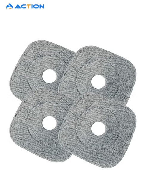 قطع غيار قماش ممسحة المفرج 4 قطع مربعة