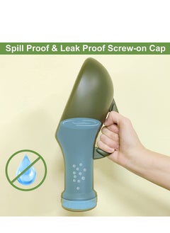 Cuken Urine Bottle Spill Proof Unisex Portable Women Mens Urinals Screw Top Lid Pee Female Funnel Urine Bottles Container Plastic Bed Pan Car Travel Toilet 1000ml Adult Kids Potty Night Wee Pot Toliet for M  - Image 5
