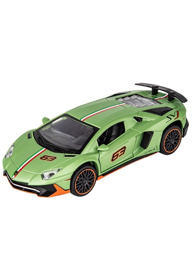 LAMBORGHINI High-Detail Alloy Car Model with Realistic Lighting & Sound Effects, 1:32 Scale Die-Cast Vehicle, Collectible Display Model for Adults & Kids - Image 1