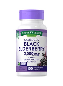 Nature's Truth Sambucus Black Elderberry 2,000 Mg**, 100 Quick Release ...