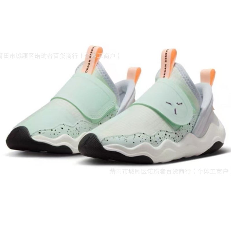 Putian Kidsren'S Shoes Pure Original High Version Aj1 Small Shark Mesh Mesh Breathable Kidsren'S Slip-On Sports Shoes - Image 3