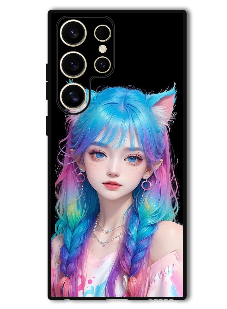 Theodor Protective Case Anti Scratch Shock Proof Bumper Cover For Samsung Galaxy S24 Ultra Girl 1 - Image 1