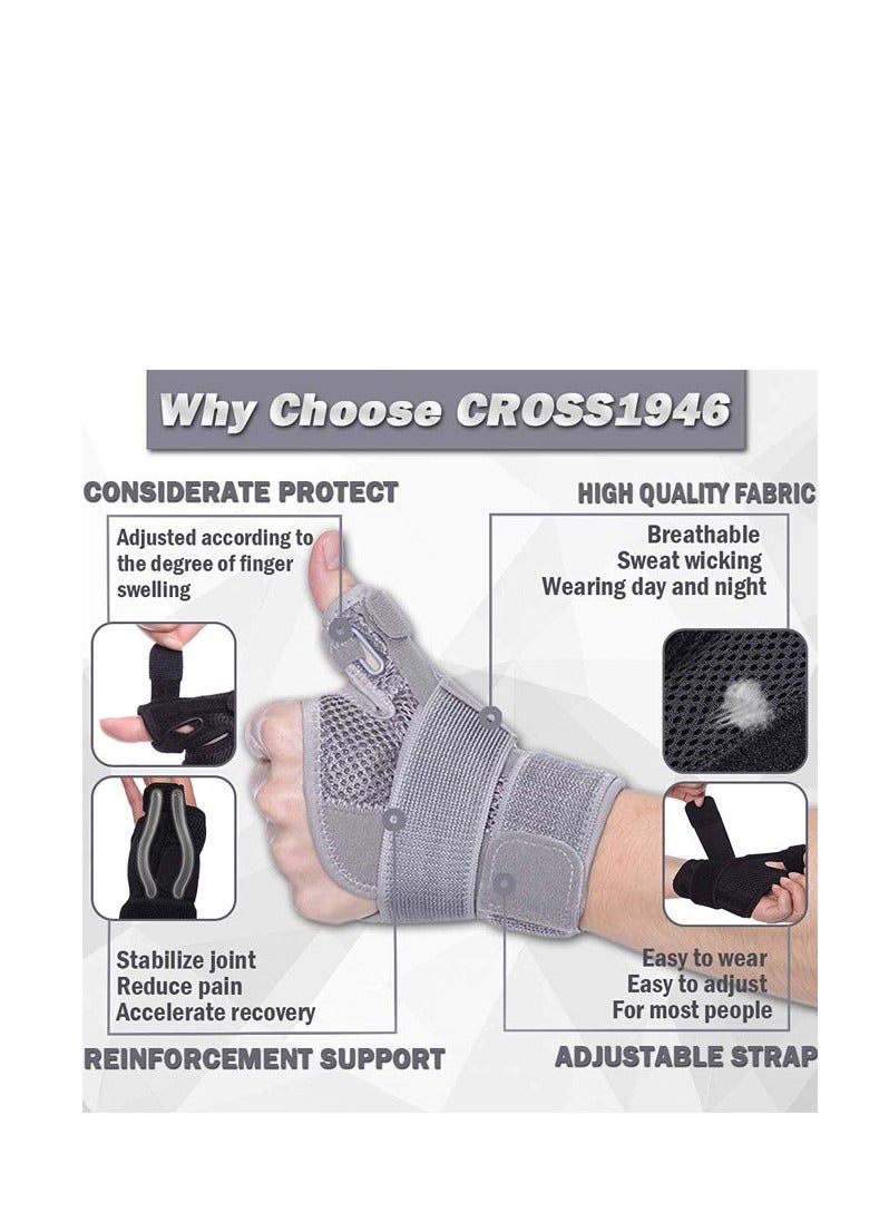 الإبهام التهاب المفاصل هدفين المعصم حزام مشترك الإبهام السنبلة جبيرة لتخفيف الآلام التهاب المفاصل التهاب الأوتار الالتواء سلالات النفق الرسغي الزناد الإبهام شل الحركة - Image 2