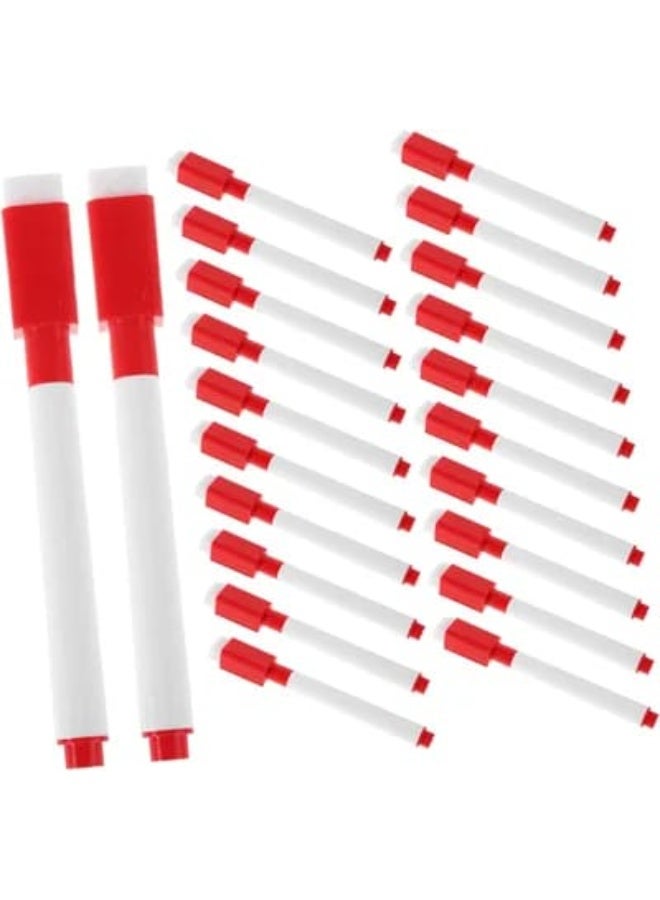 Marker pen, whiteboard pens with eraser, 8 pieces, black - Image 1