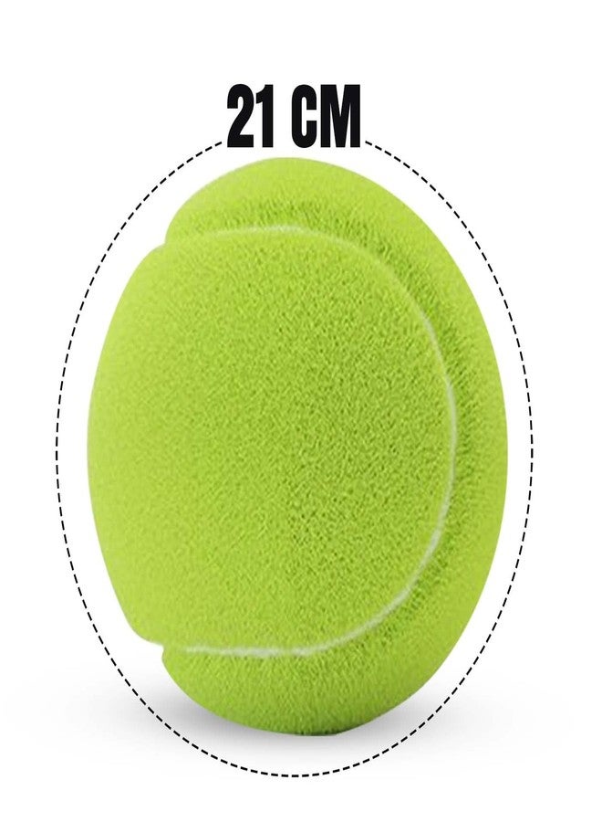 GLAN Durable Cricket Tennis Ball Lightweight Match Training/Practise Balls for Adults, Kids, Professionals (Green Tennis Balls Set of 6Pcs) - Image 2