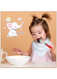 Giegxin 30 Pcs Muslin Baby Bibs White Bandana Drool Unisex Girls Boys Triangle Bibs Soft Absorbent Solid Colors Adjustable Newborn Bibs Set For Baby Infants Toddlers Teething Drooling Feeding  - Image 5