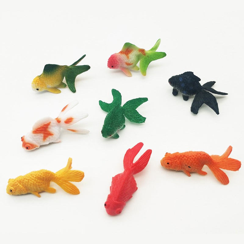 12Pcs Figurine Lifelike Model Aquarium Decor ( Assorted style) - Image 2