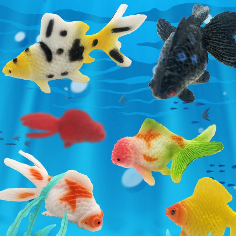 12Pcs Figurine Lifelike Model Aquarium Decor ( Assorted style) - Image 1