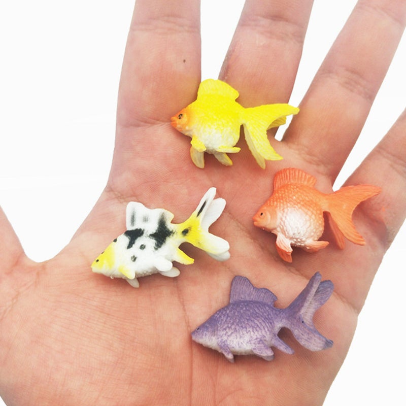 12Pcs Figurine Lifelike Model Aquarium Decor ( Assorted style) - Image 3