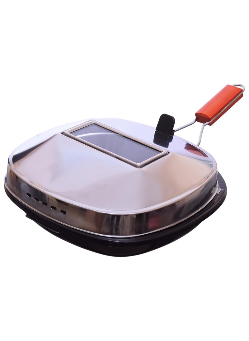 Rocky Stainless Steel Grill 32 cm Silver  - Image 2