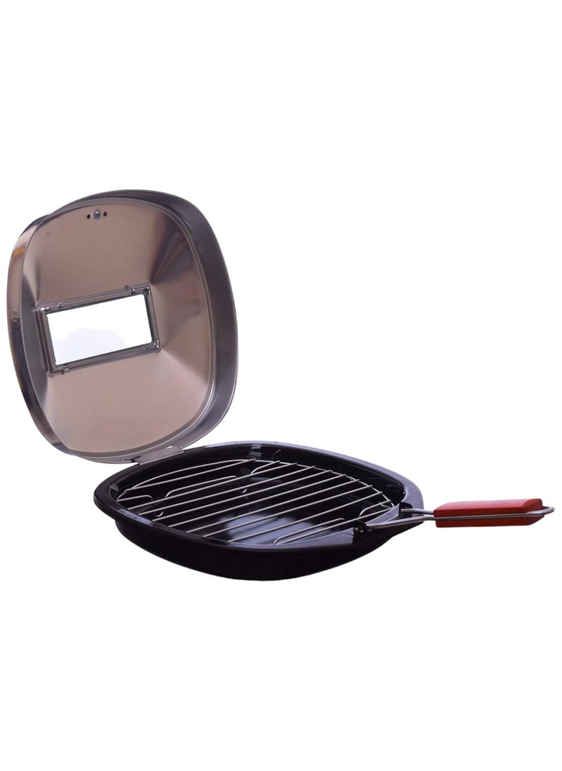Rocky Stainless Steel Grill 32 cm Silver  - Image 3