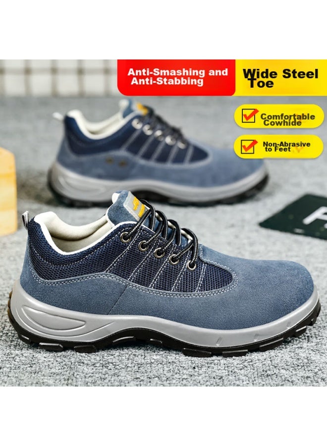 JUNBU Safety Shoes For Men, Winter Steel Toe Cap, Anti-Smashing, Anti-Puncture, Wear-Resistant, Lightweight, Welding Work Safety Functional Shoes 2156-1 Size 42 - Image 5