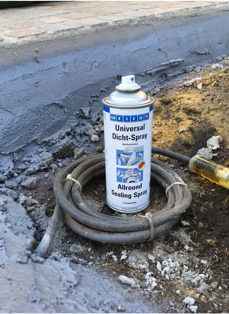 Weicon - WEICON Universal Sealing Spray 400 ml | Sealant for interior and exterior use | Spray Plastic | Waterproof | White - Image 1