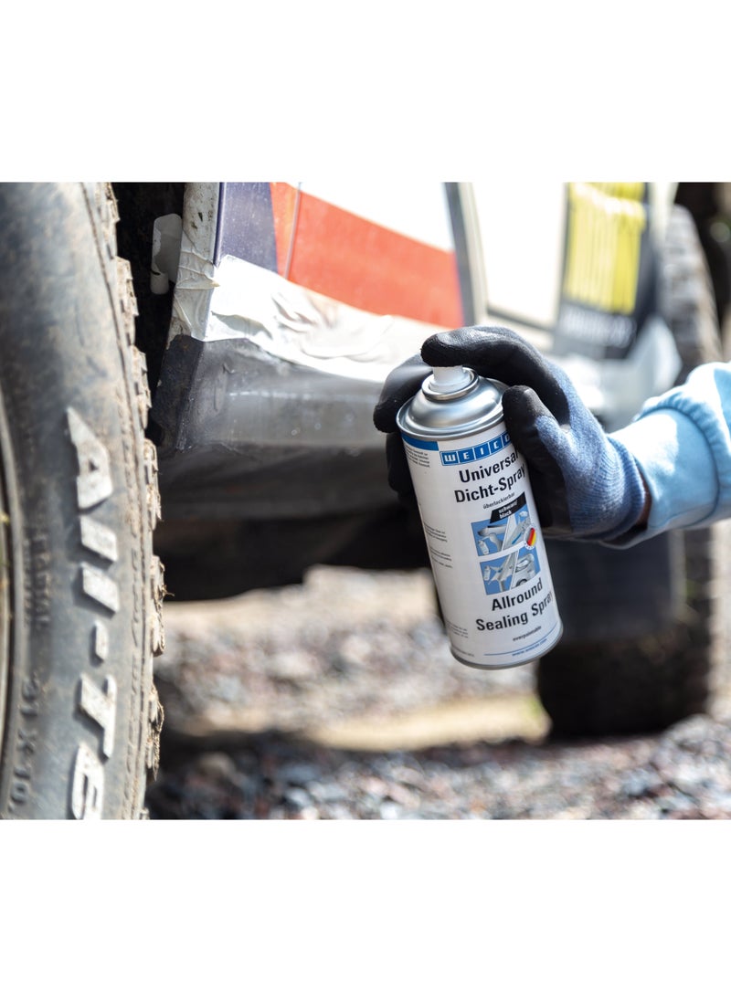 Weicon - WEICON Universal Sealing Spray 400 ml | Sealant for interior and exterior use | Spray Plastic | Waterproof | White - Image 1