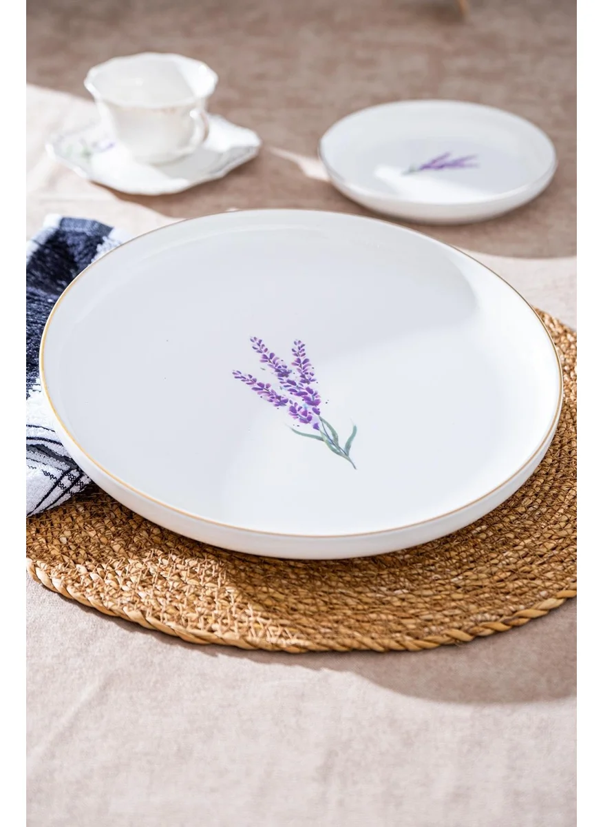 Acar Soft Royal Porcelain Round Plate - 26 cm