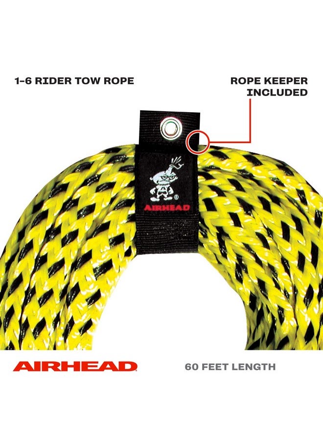 Airhead Tow Rope For 1 6 Rider Towable Tubes 1 Section 60 Feet  - Image 3