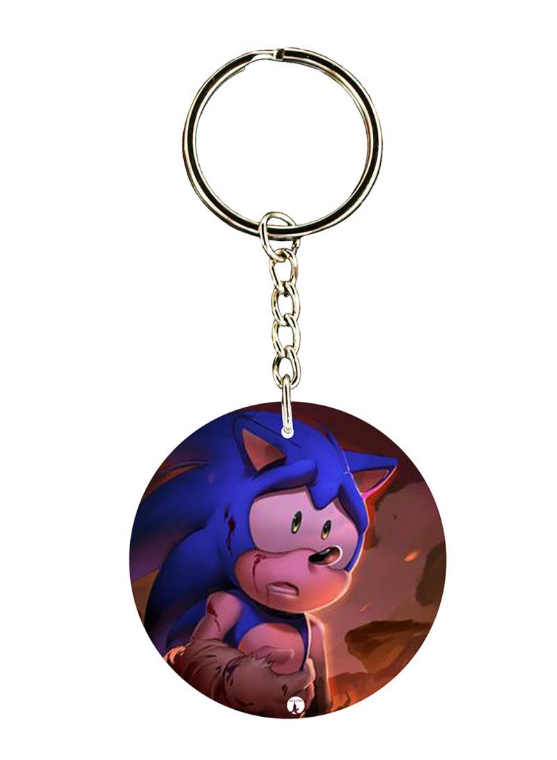 RKN Sonic Printed Keychain