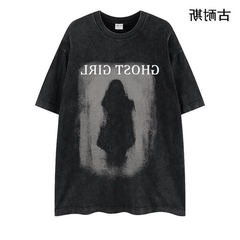 American Washing Old Tide Brand Loose Short Sleeve T-Shirt Men'S Summer T-Shirt Ins Trend - Image 4