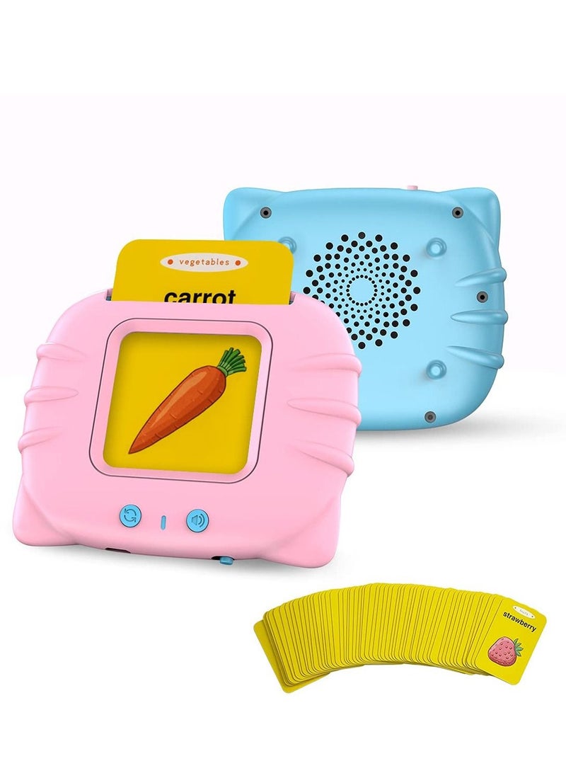 English Enlightenment Card Type Early Education Machine Toddler learning Toys Suitable for 1 to 3 years Old Children Electronic Learning Toys Suitable for Daycare Preschool Kindergarten Boys Girls - Image 1