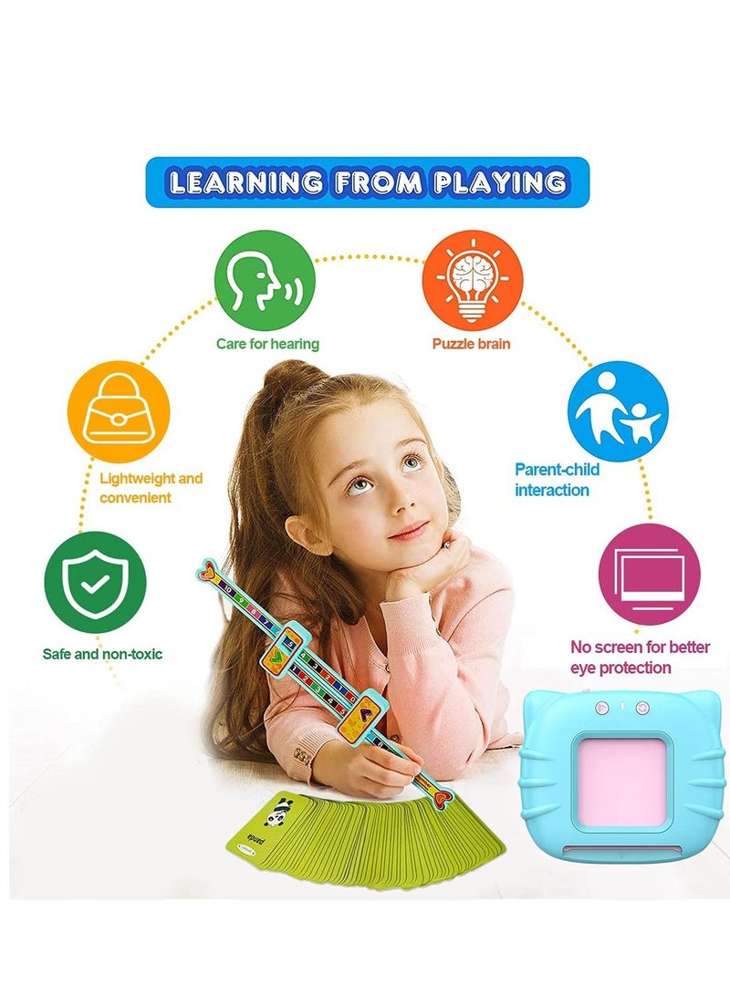 English Enlightenment Card Type Early Education Machine Toddler learning Toys Suitable for 1 to 3 years Old Children Electronic Learning Toys Suitable for Daycare Preschool Kindergarten Boys Girls - Image 4