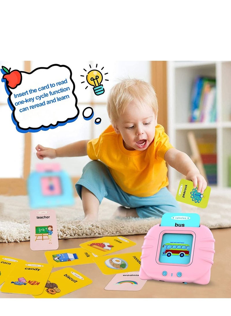 English Enlightenment Card Type Early Education Machine Toddler learning Toys Suitable for 1 to 3 years Old Children Electronic Learning Toys Suitable for Daycare Preschool Kindergarten Boys Girls - Image 5