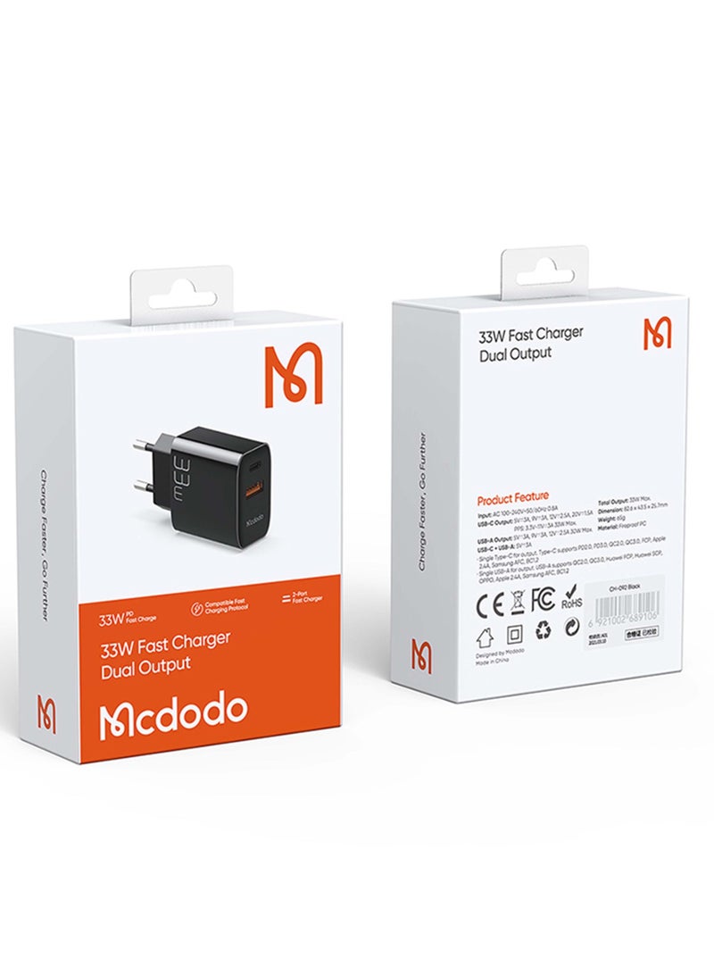 Mcdodo Phone charger McDodo CH-0921 33W Fast Charger - Image 2