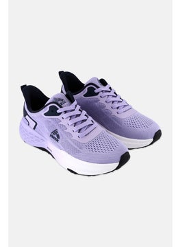 Women Lace Up Training Sports Shoes, Purple
