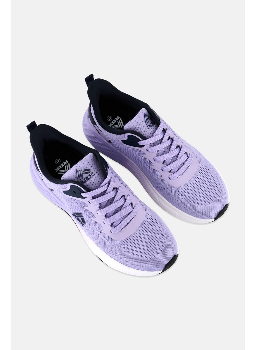 RBX - Women Lace Up Training Sports Shoes, Purple - Image 1