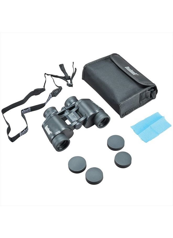 Bushnell - Falcon 133410 Binoculars with Case (Black, 7x35 mm) - Image 1
