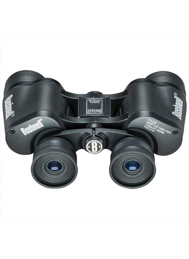 Bushnell - Falcon 133410 Binoculars with Case (Black, 7x35 mm) - Image 1