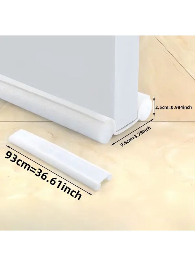 Self Adhesive Door Bottom Seal Grey Silicone Strip Energy Saving Soundproof Draft And Mosquito Barrier - Image 3