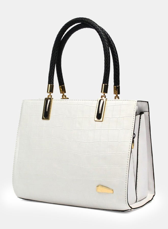 Crocodile Square Handbag - Image 2