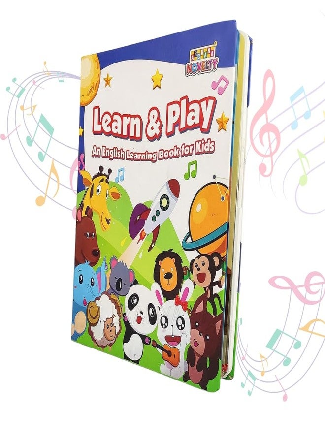 LAALIYA Learn & Play English Learning Book for Kids | Interactive Sound Book with Music, Stories, and Activities | Early Educational Toy for Toddlers and Preschoolers - Image 1