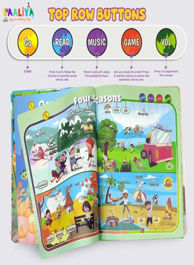 LAALIYA Learn & Play English Learning Book for Kids | Interactive Sound Book with Music, Stories, and Activities | Early Educational Toy for Toddlers and Preschoolers - Image 3