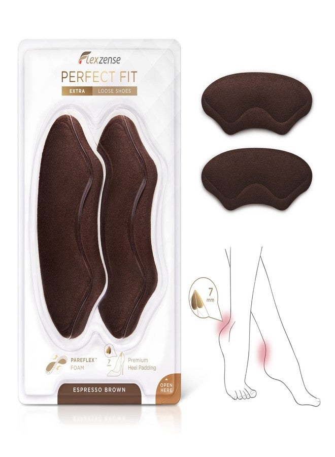 FLEXZENSE Premium Liners for Extra Loose Shoes | Reduce The Spaces Inside Extra Loose Shoes | 7 mm Thick | 1 Pair (Espresso Brown) - Image 1