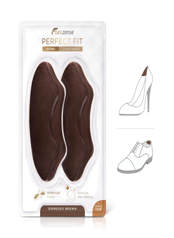FLEXZENSE Premium Liners for Extra Loose Shoes | Reduce The Spaces Inside Extra Loose Shoes | 7 mm Thick | 1 Pair (Espresso Brown) - Image 2