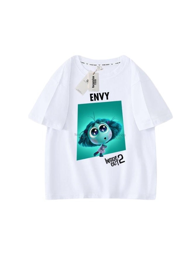 INSIDE OUT 2 Unisex Short Sleeve Stylish Top TShirt Tee for Boys Girls Kid Children - Image 1