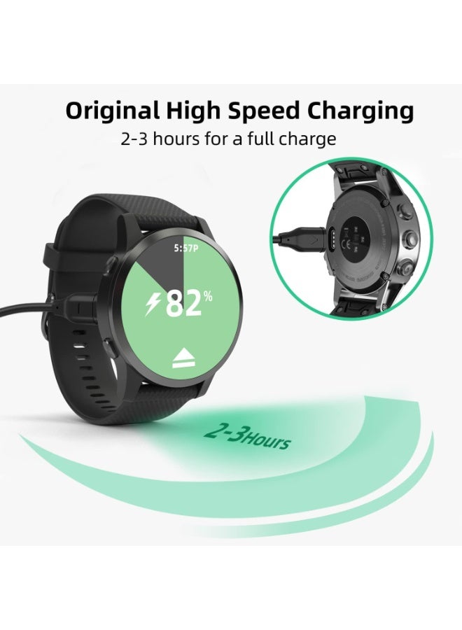 QIRG USB C Charger Compatible with Garmin Watch Charger, Data Sync Charging Cable for Fenix 8 7 7S 7X 6 6S 6X 5 5S 5X, Forerunner 965 945 245 265 165, Vivoactive 3 4 4s, Venu 2 2s, Instinct - Image 3