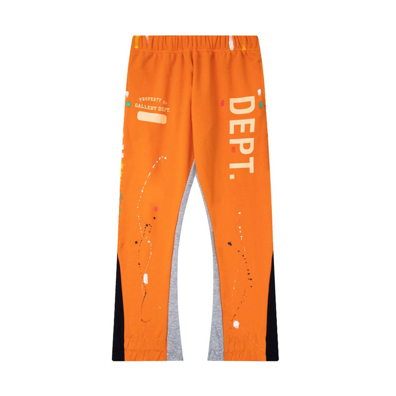 Correct Version Of G D Classic Hand-Painted Splash Ink Graffiti Print Splicing Casual Loose Sweatpants Men'S Casual Pants Women - Image 1