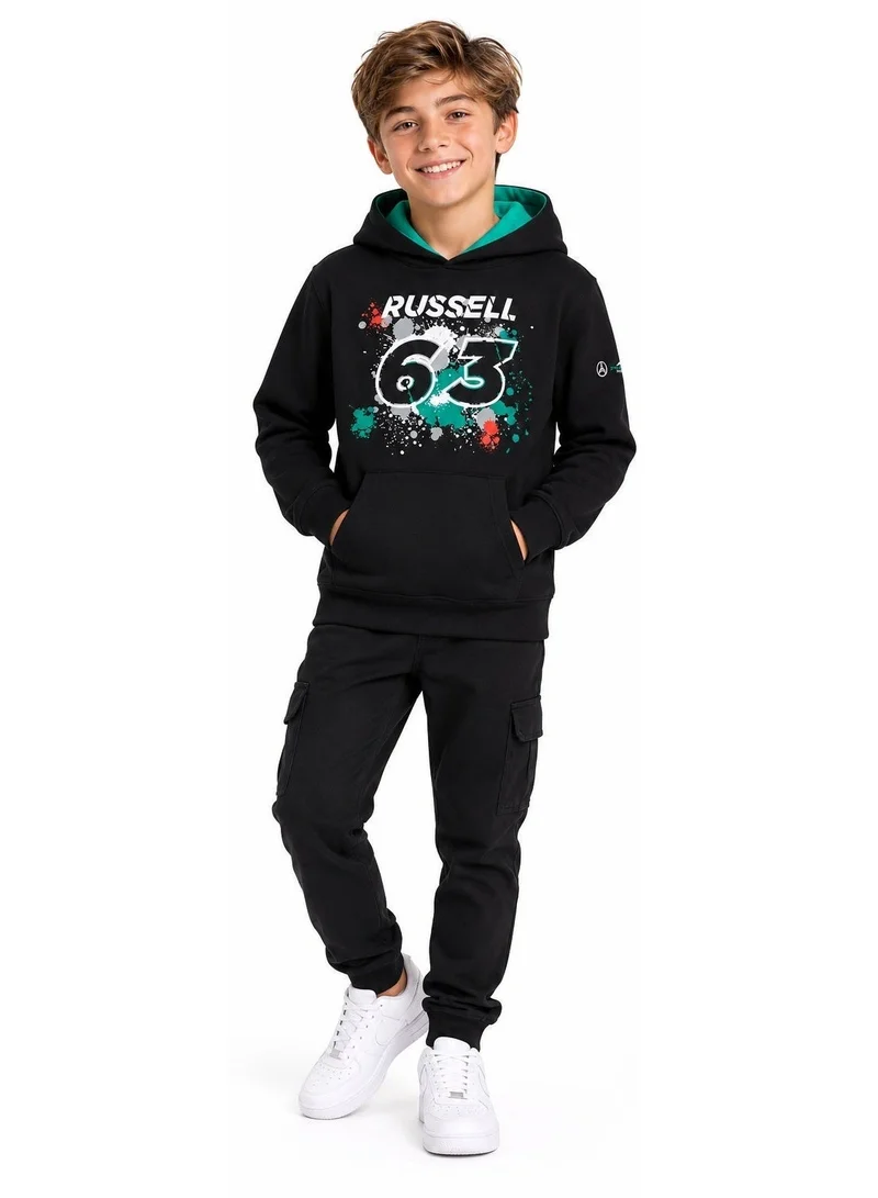 AMG Petronas Formula 1 Team Mercedes-AMG F1 George Russell Kids' #63 Hoodie, Black
