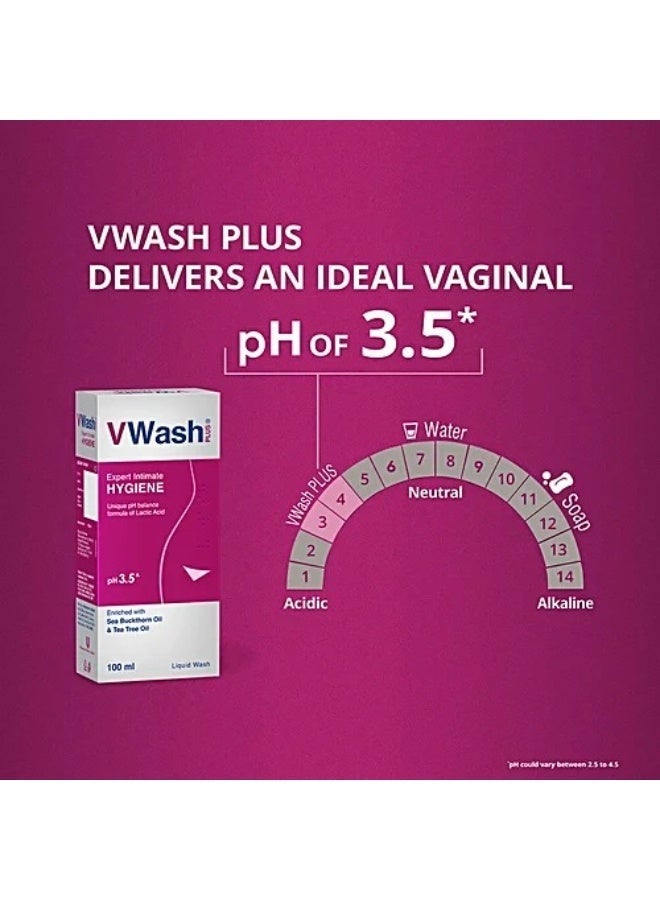 Vwash Plus Expert Intimate Hygiene Liquid Wash, 100 ml - Image 5