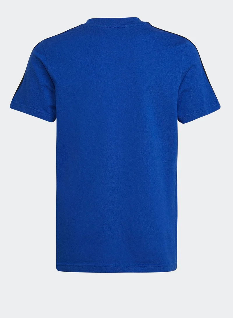 Adidas Youth 3 Stripe T-Shirt