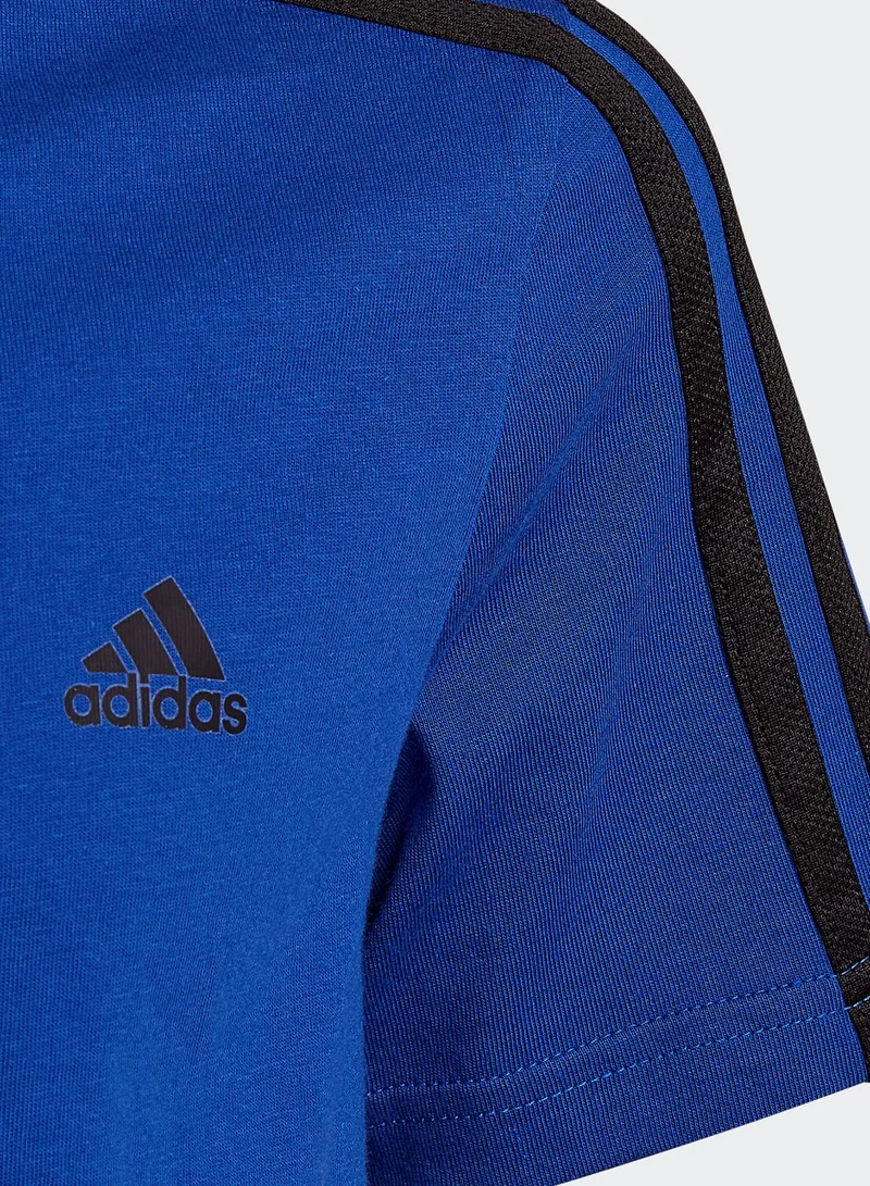 Adidas Youth 3 Stripe T-Shirt