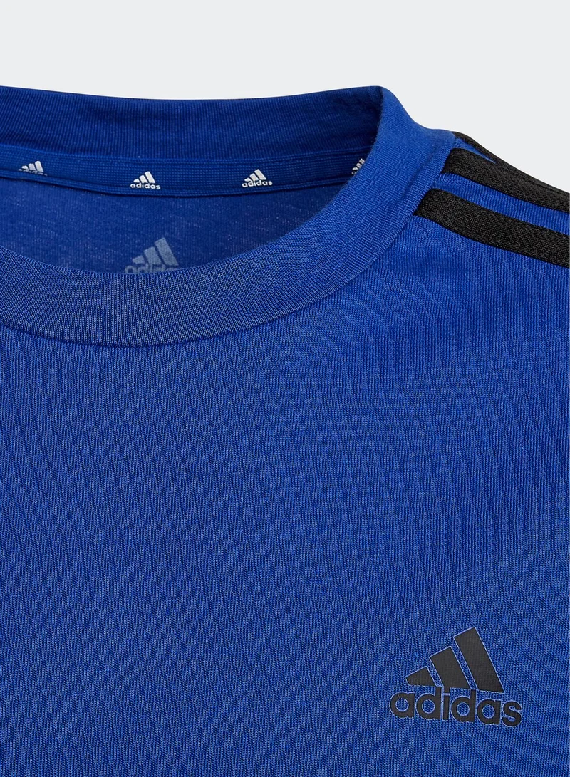 Adidas Youth 3 Stripe T-Shirt