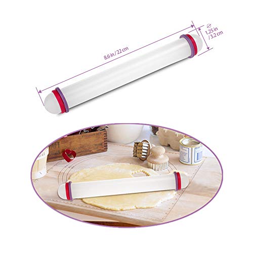 Colorkitchenware Gum Paste Flowers & Leaves Fondant Kit-10 Modelling Tools, 4 Ball Tools, 1 Veining Board, 1 Foam Pad, 1 Silicone Mat, 1 Rolling Pin - Image 5