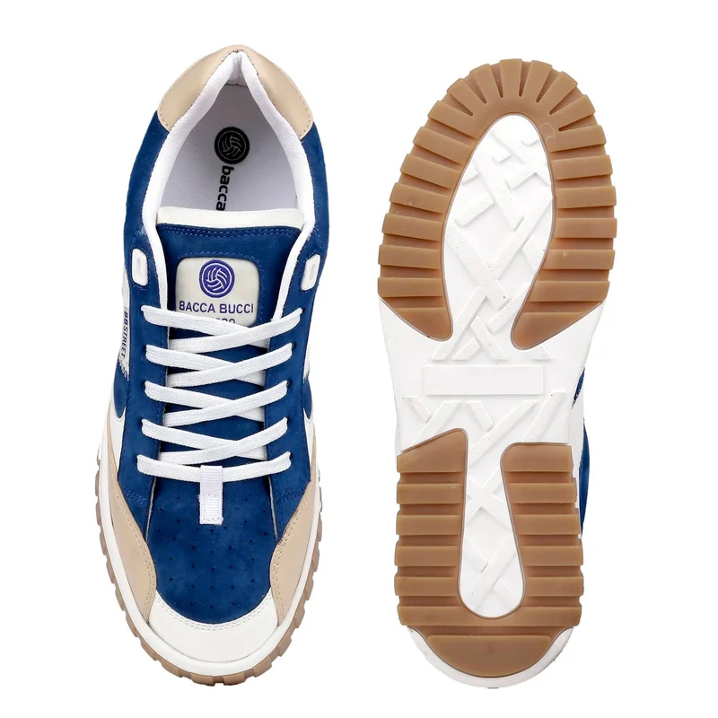 Bacca Bucci Urban Wave Blue Urban style METRO Sneakers for Men | Best Price UAE
