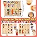 MTWENWENZY 2 Set Wooden World Countries Puzzles for Toddlers 16 Mix and Match Racial Cognition Characters Diversity Educational Toys Multicultural DressUp Peg Puzzle Learning Toy for Boys and Girls - Image 4